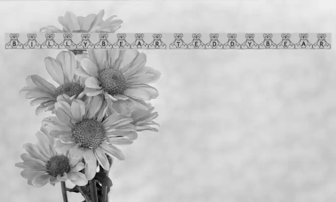 BillyBear TeddyBear Font examples