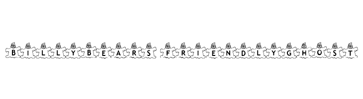 BillyBears FriendlyGhost Font