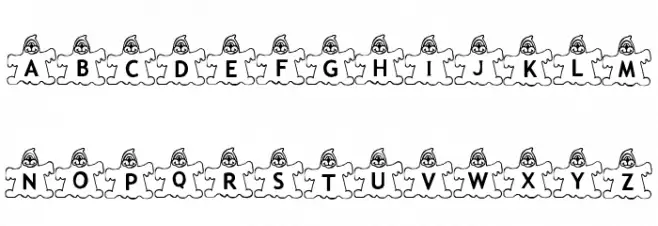 BillyBears FriendlyGhost Fonte MINÚSCULAS