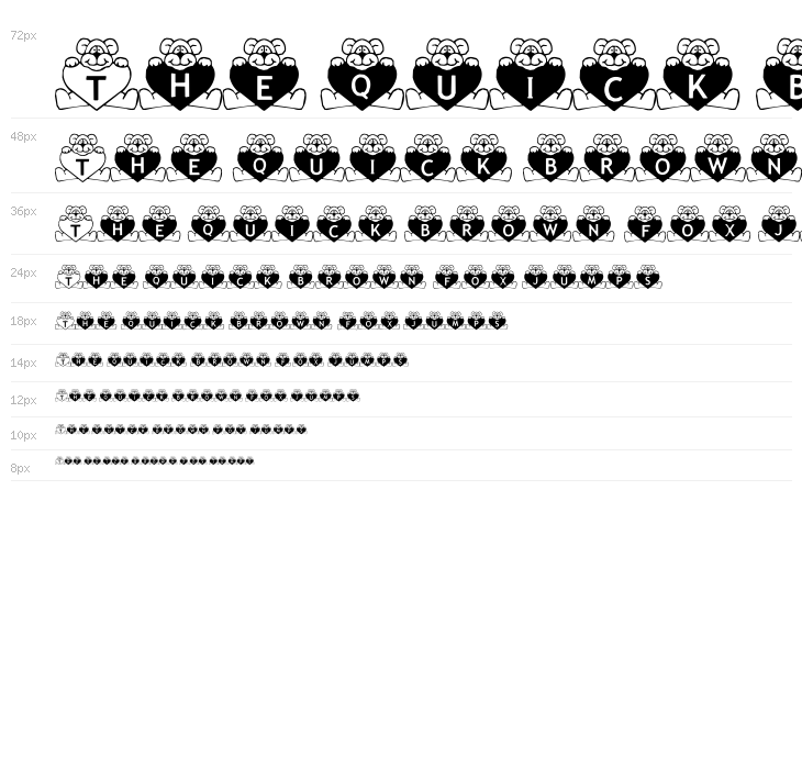 BillyBears LoveNotes Waterfall