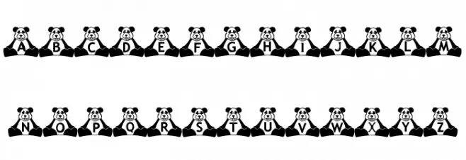 BillyBears Panda फ़ॉन्ट लोअरकेस