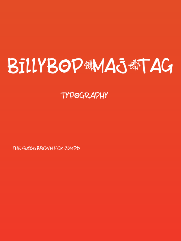 BillyBop_maj_tag Poster