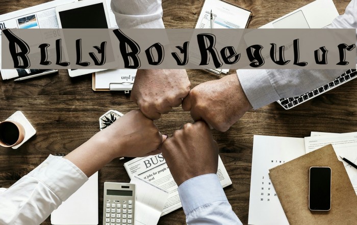 BillyBoy-Regular Font examples