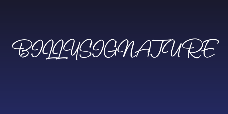 BillySignature Social Header