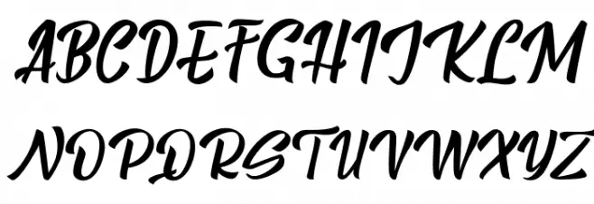 BillyTheGang-Italic Fonte MAIÚSCULAS