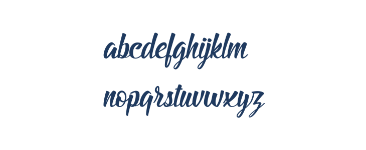 BillyTheGang-Italic Lowercase