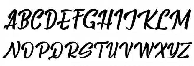 BillyTheGang-Italic Fonte MAIÚSCULAS