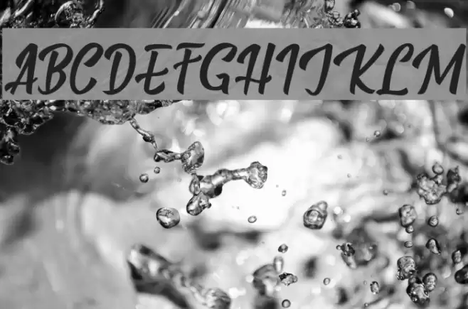 BillyTheGang-Italic Font examples