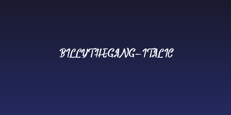 BillyTheGang-Italic Social Header