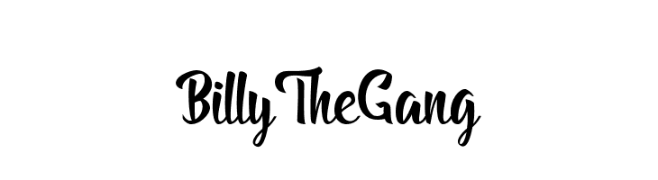 BillyTheGang  नि: शुल्क फ़ॉन्ट्स डाउनलोड