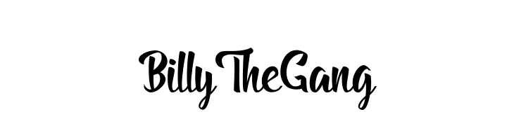BillyTheGang  नि: शुल्क फ़ॉन्ट्स डाउनलोड