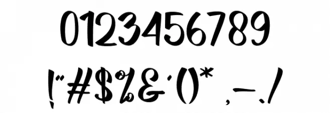 BillyTheGang Font OTHER CHARS