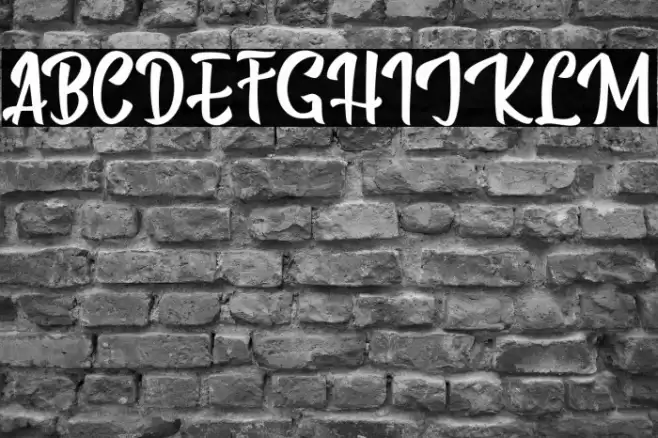 BillyTheGang Font examples