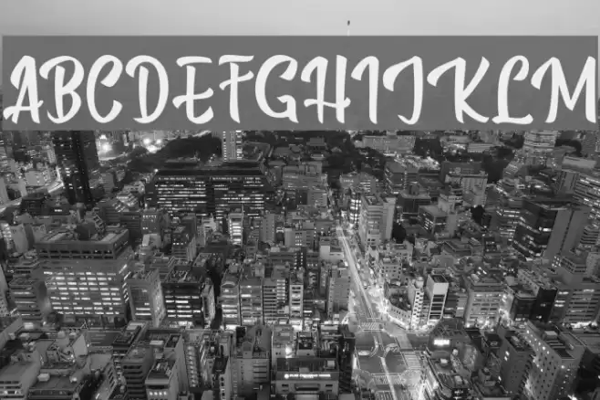 BillyTheGang Font examples