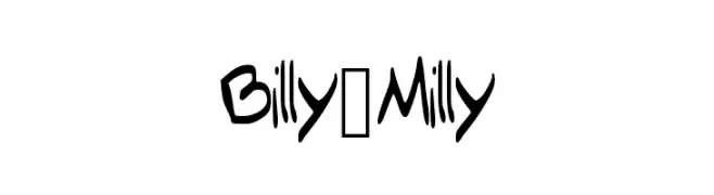 Billy_Milly  免费字体下载