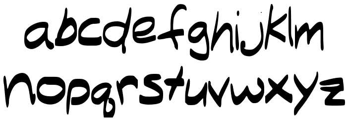 Billy_Milly Font LOWERCASE