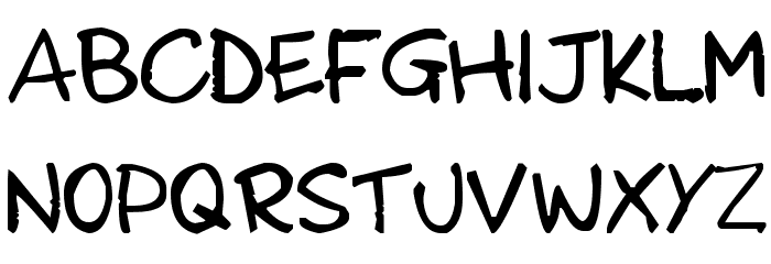 Billy Schriftart Kleinbuchstaben