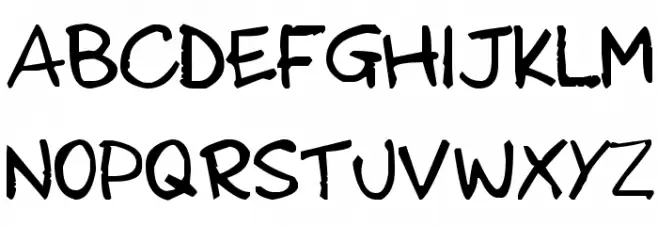 Billy Schriftart Kleinbuchstaben