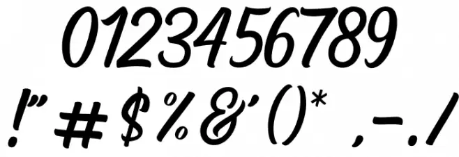 BillyanaPersonalUseOnly Font OTHER CHARS