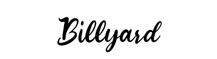 Billyard  Descarca Fonturi Gratis