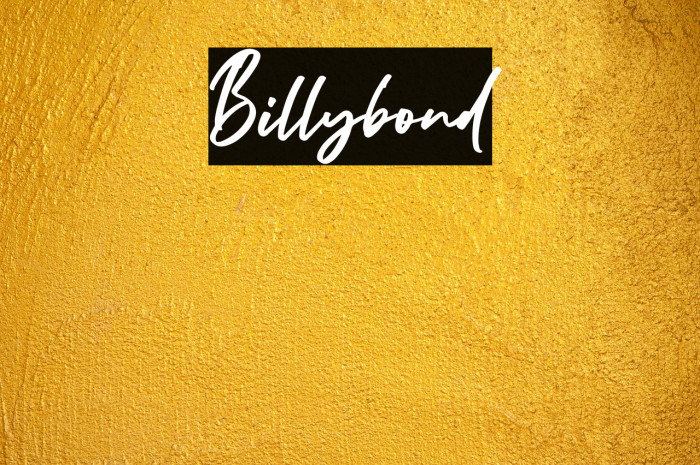Billybond Example 2