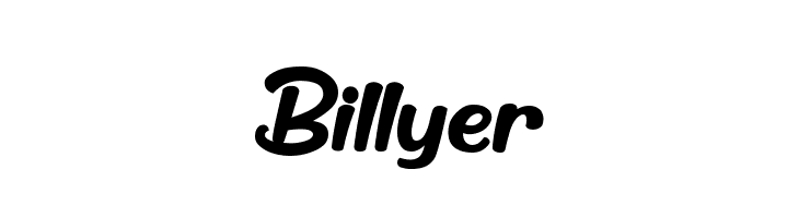 Billyer  font caratteri gratis