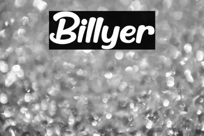 Billyer Font examples