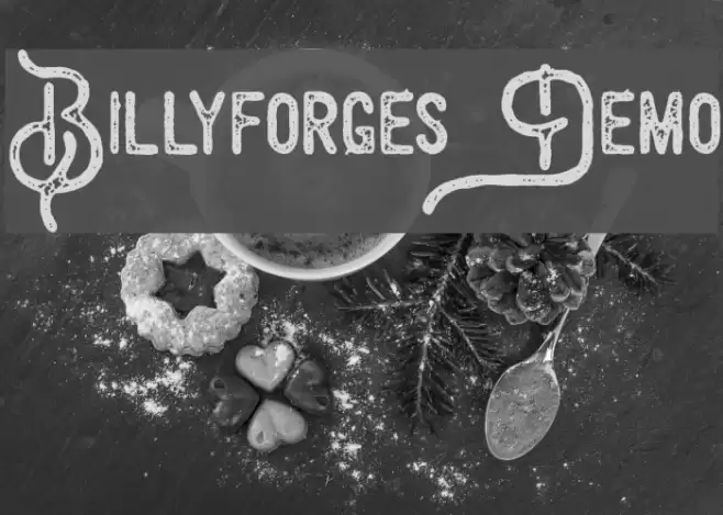 Billyforges Demo Font examples