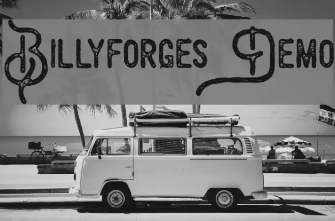 Billyforges Demo Font examples