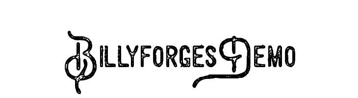 BillyforgesDemo フォント
