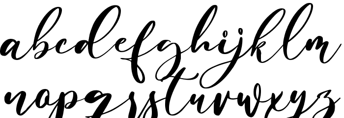 Billyra Font LOWERCASE