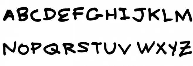 Billy's Hand Medium Schriftart Groß