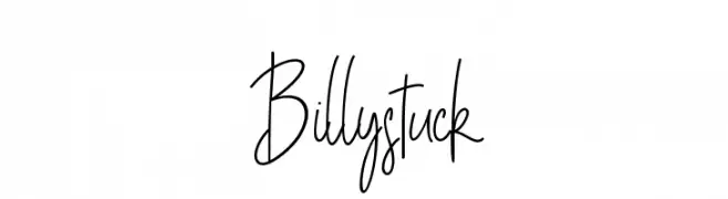 Billystuck  नि: शुल्क फ़ॉन्ट्स डाउनलोड