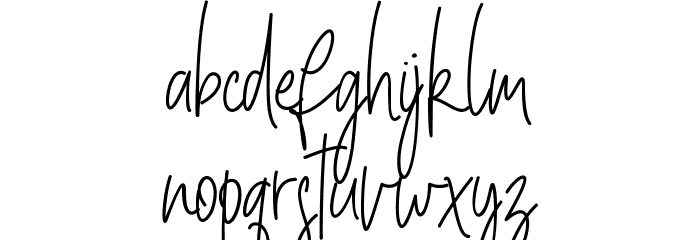 Billystuck Font LOWERCASE