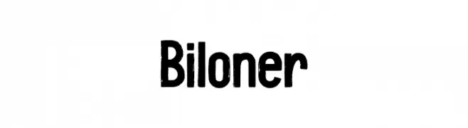 Biloner  नि: शुल्क फ़ॉन्ट्स डाउनलोड
