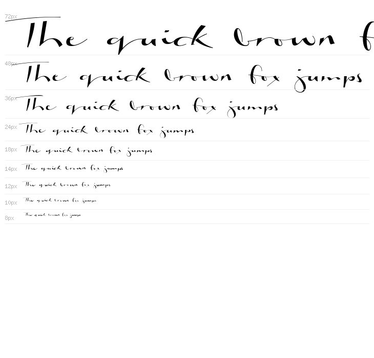 Biloxi Calligraphy Demo Waterfall