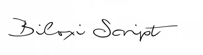 Biloxi Script 