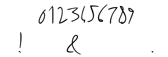 Biloxi Script Font OTHER CHARS