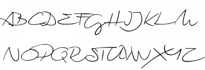 Biloxi Script Schriftart Groß