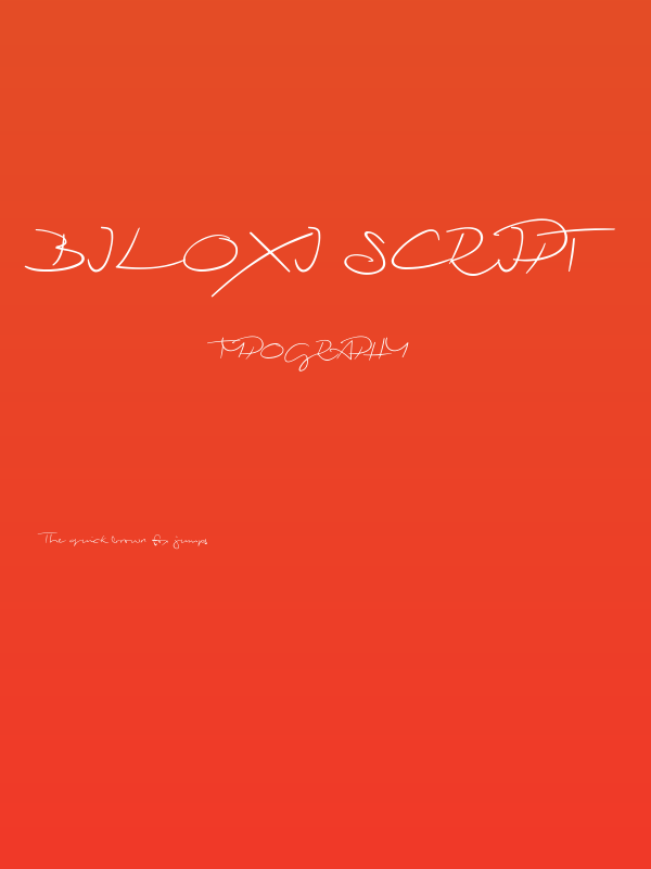 Biloxi Script Poster