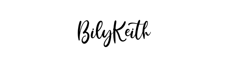 Bily Keith  免费字体下载