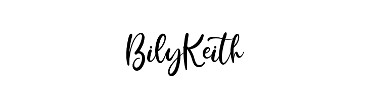 Bily Keith  les polices de caractères gratuit tlcharger