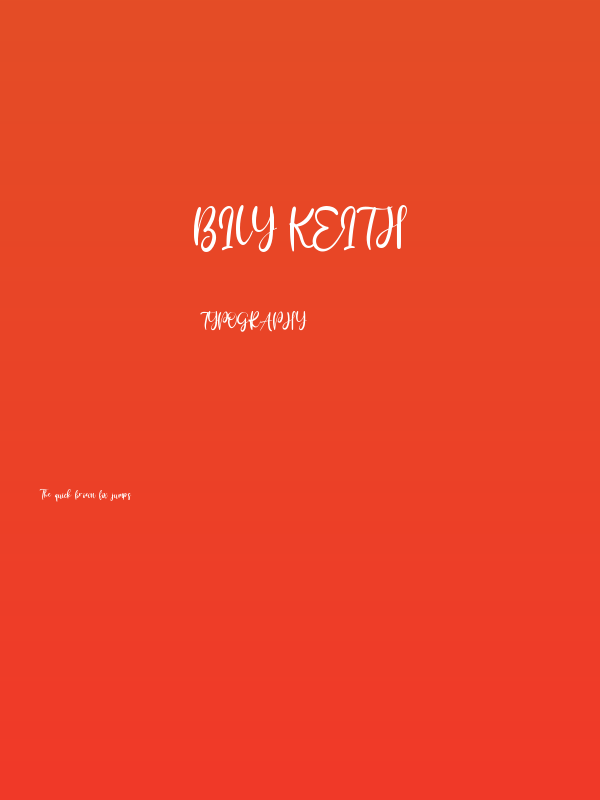 Bily Keith Poster