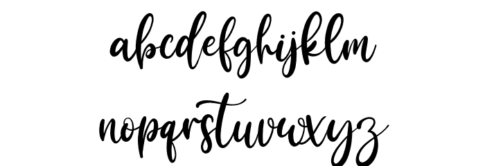 Bily Keith Font LOWERCASE