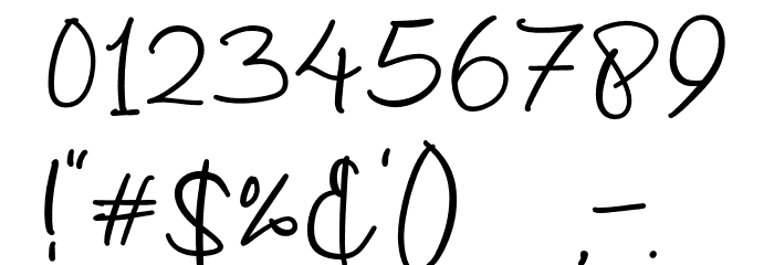 Bilya Signature Font OTHER CHARS
