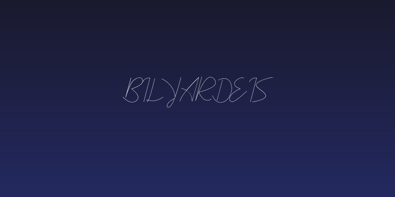 Bilyardeis Social Header