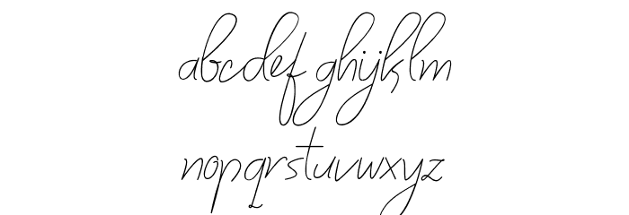 Bilyardeis Font LOWERCASE