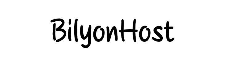 Bilyon Host  免费字体下载