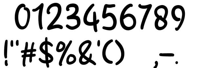 Bilyon Host Font OTHER CHARS