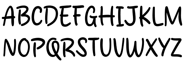 Bilyon Host Font UPPERCASE